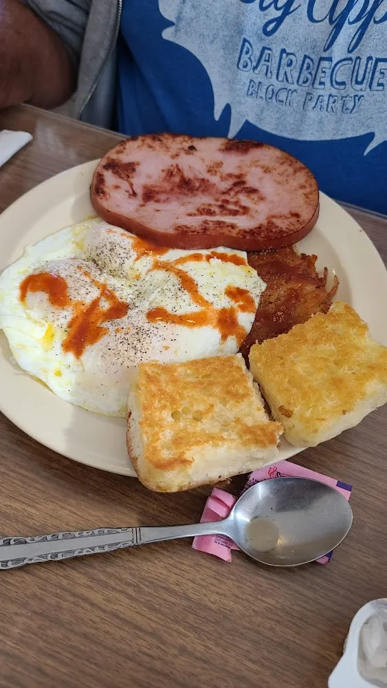 Eggs over Easy Hashbrowns