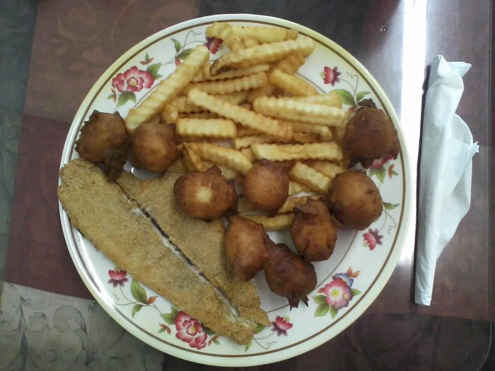 Fried Flounder Dinner